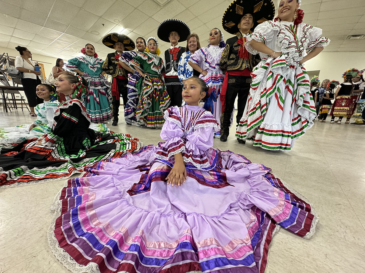 Lorena Ramírez disfrutó del Bazar de San Cayetano