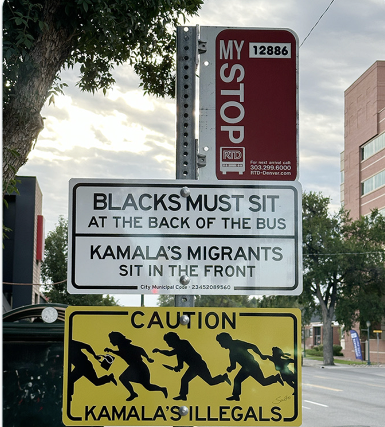 Activista republicano admite responsabilidad por letreros racistas en Denver 