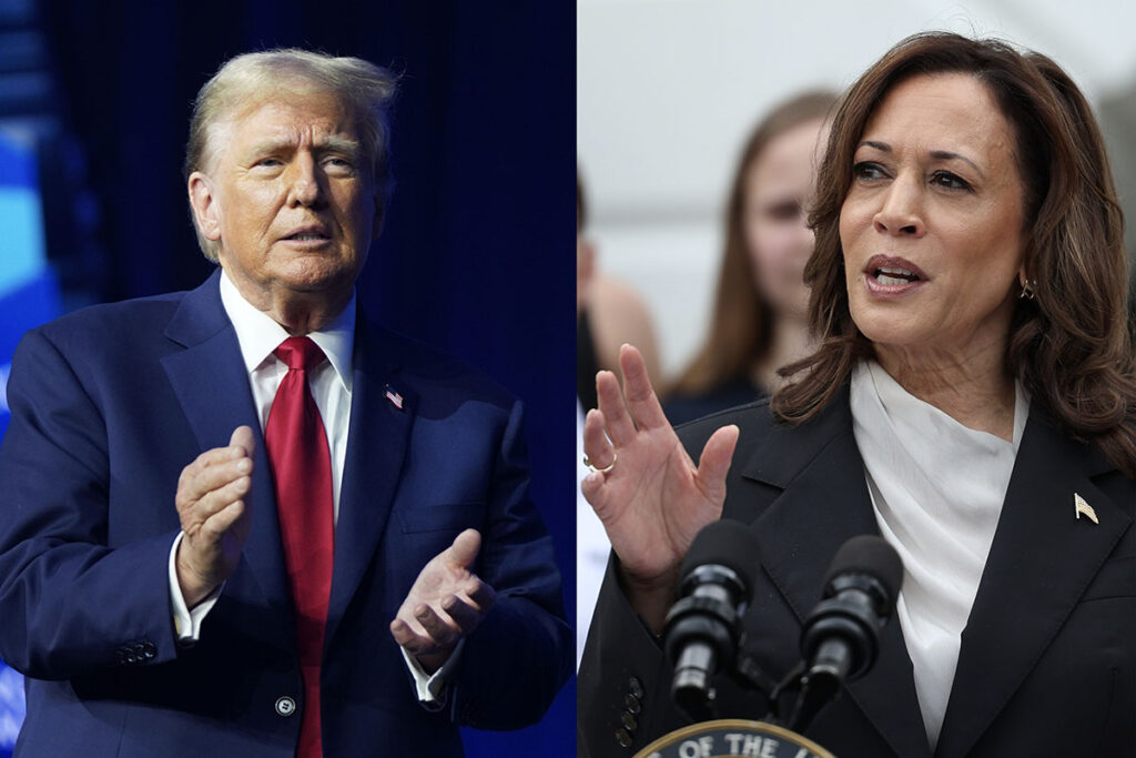 Harris vs. Trump: Two Opposing Visions for the U.S. Harris vs. Trump: Dos visiones opuestas para EE. UU.