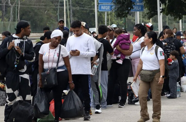 Barrera para migrantes