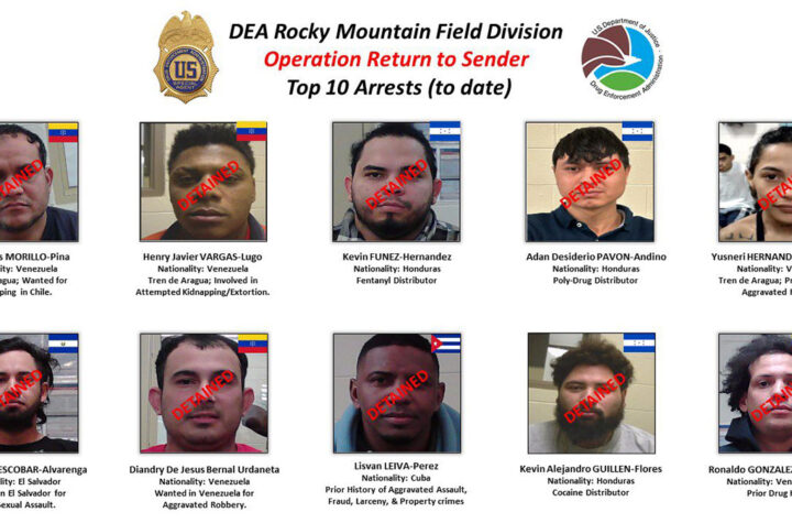 DEA reporta casi 100 arrestos en Colorado
