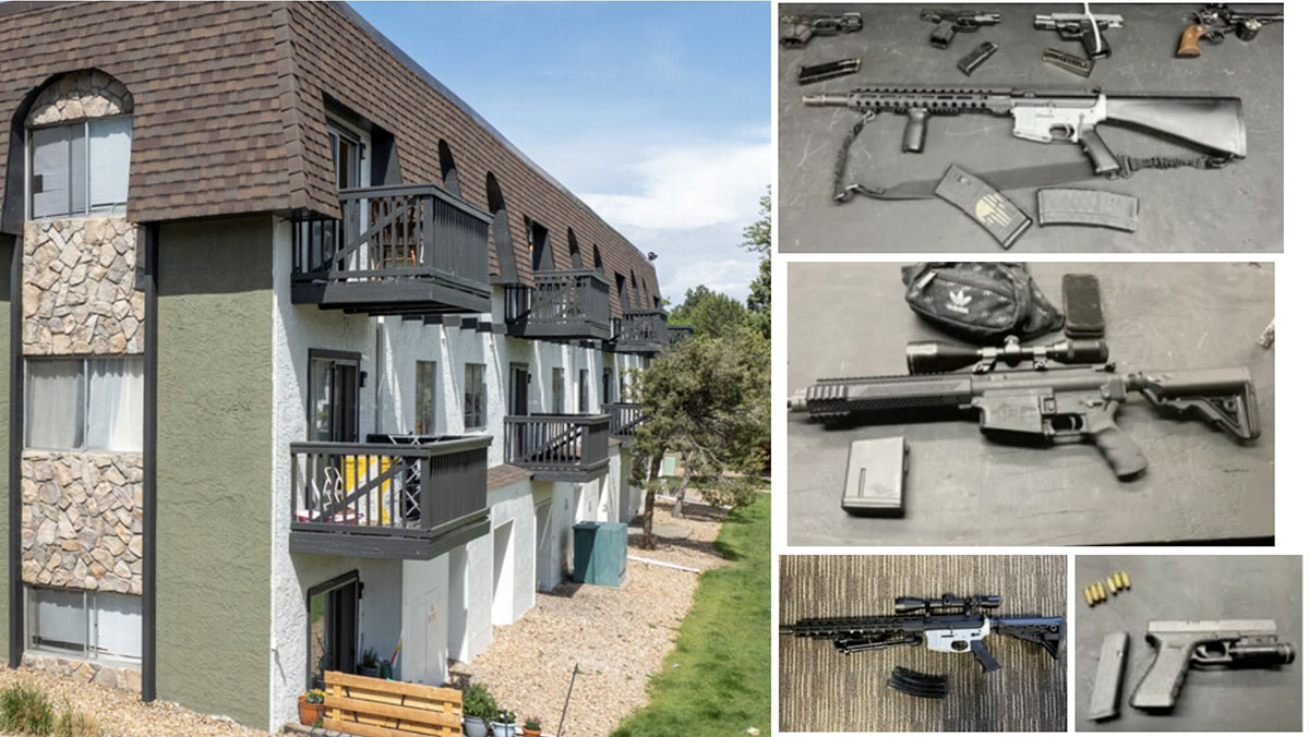 Cae banda por tráfico de armas en complejo de apartamentos en Denver