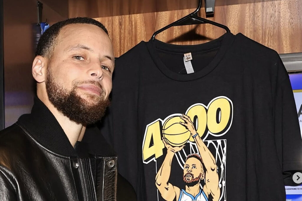Curry alcanza los 4.000 triples