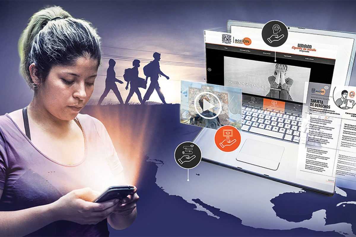 Lanzan nueva plataforma digital "UNAM Acción Migrante" 
