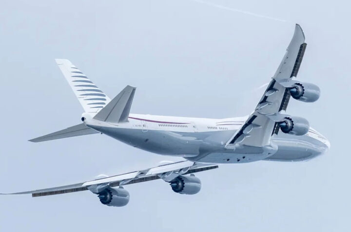 Trump acepta el “palacio volador”