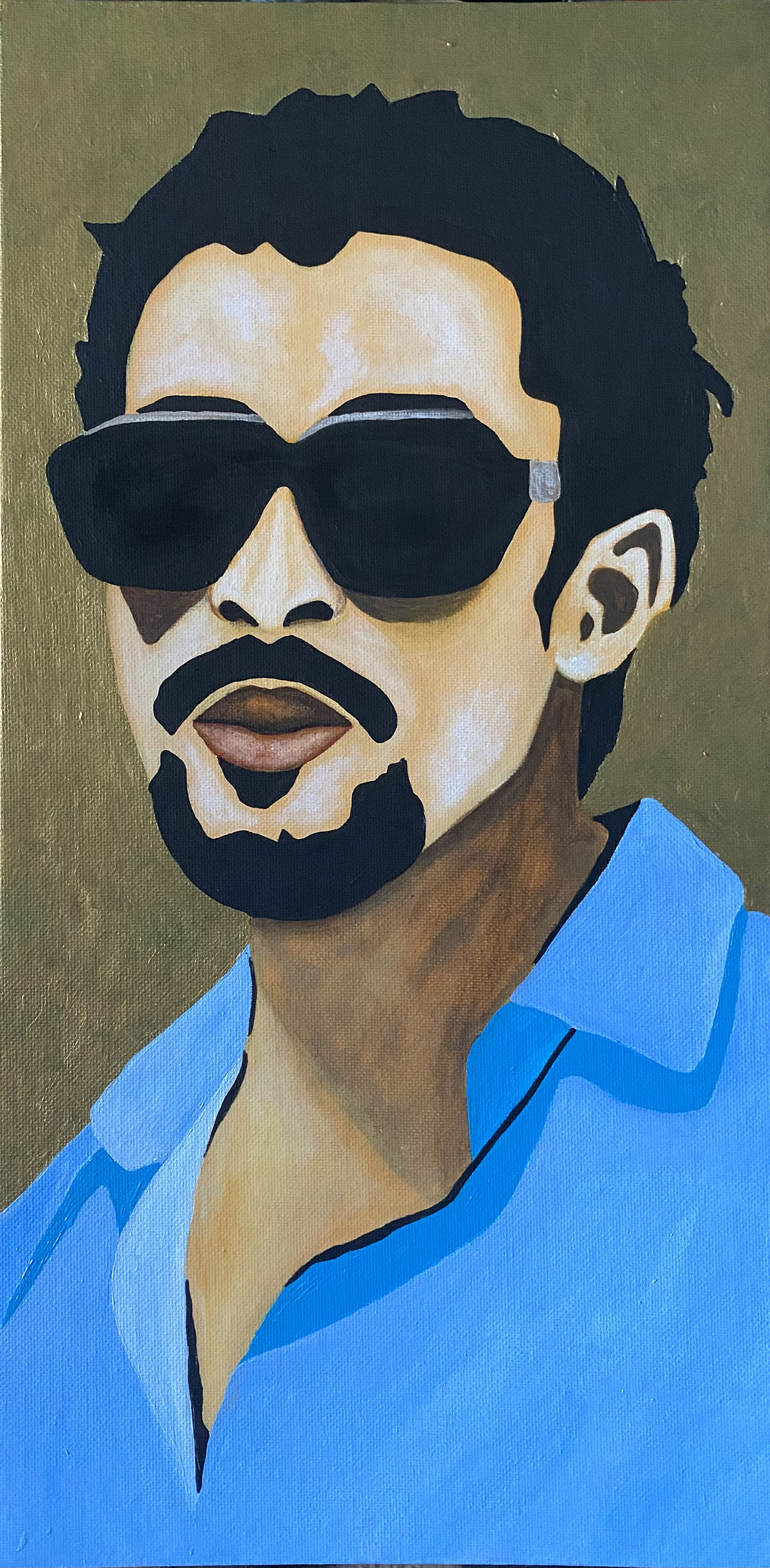 Joabel Ortiz convierte a Bad Bunny en arte 