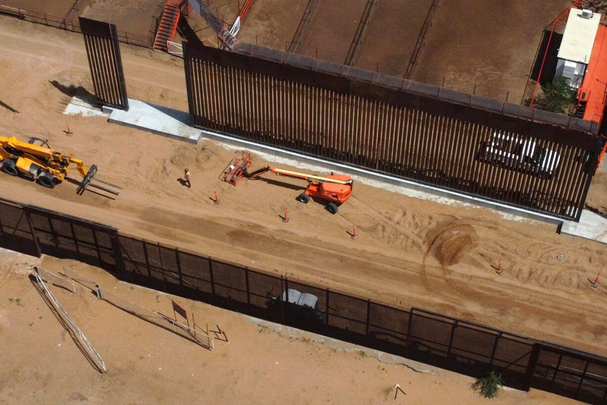 EE. UU. construye nuevo muro fronterizo cerca de Juárez 