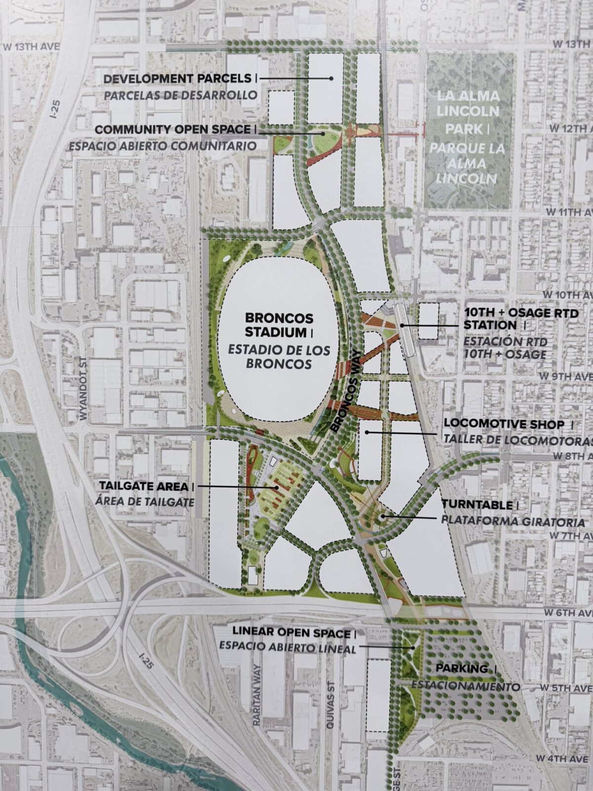 Debate Ignited Over New Denver Broncos Stadium Broncos activan debate por nuevo estadio en Burnham Yard