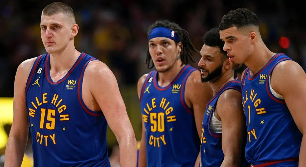 Nuggets presionan por el tercer lugar en el Oeste  