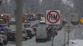 Hospitalizados 8 personas por choque multiple en I-70
