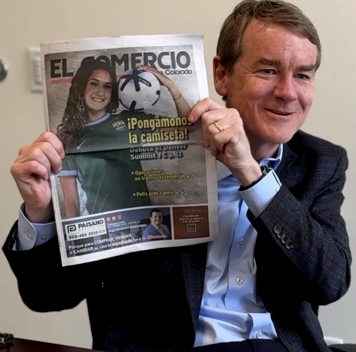 Bennet “Colorado debe enfrentar su déficit con visión de largo plazo 