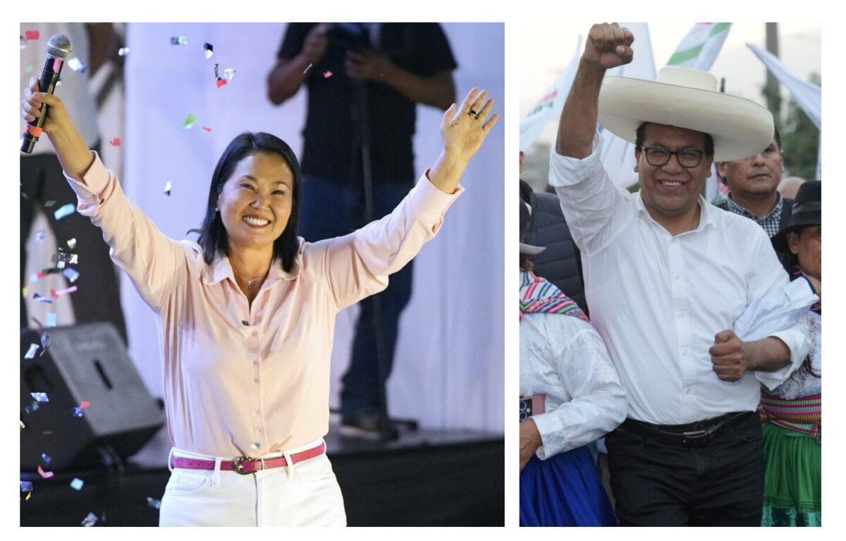 Fujimori y Sánchez se disputarán presidencia de Perú