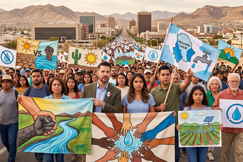Colectivos del norte movilizan protestas por la defensa del agua
