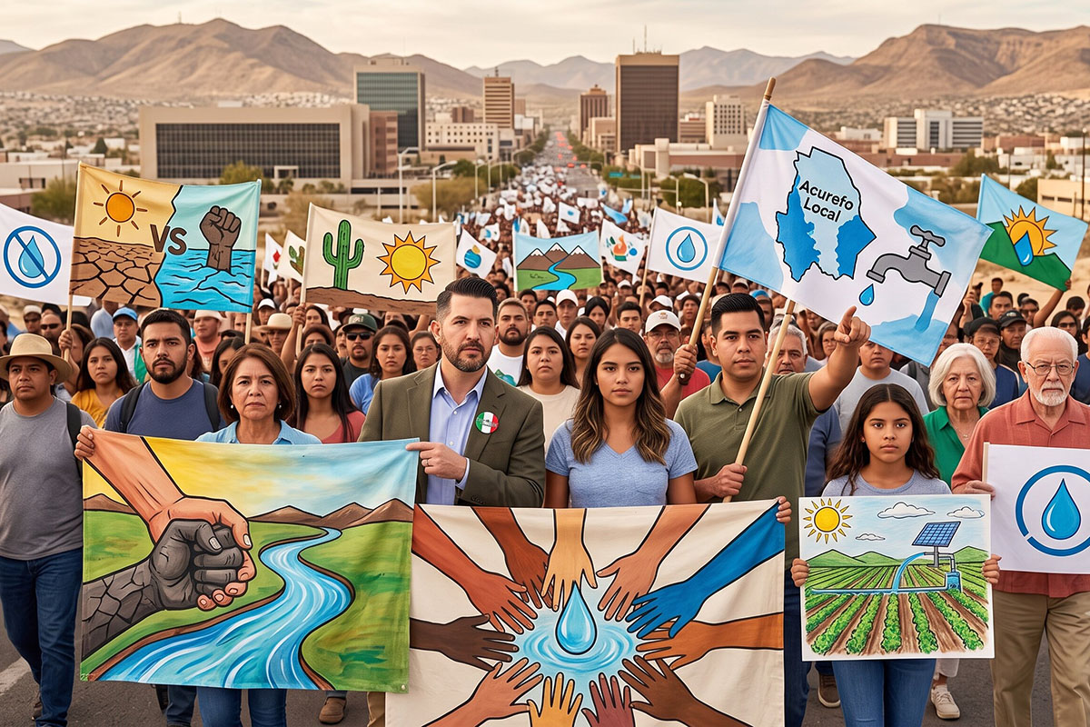 Colectivos del norte movilizan protestas por la defensa del agua