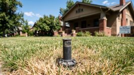 Denver Water prohíbe riego de césped con aspersores