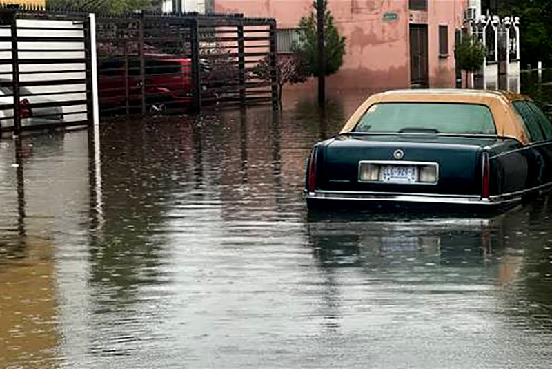 Lluvias e inundaciones provocan estragos en Ciudad Juárez