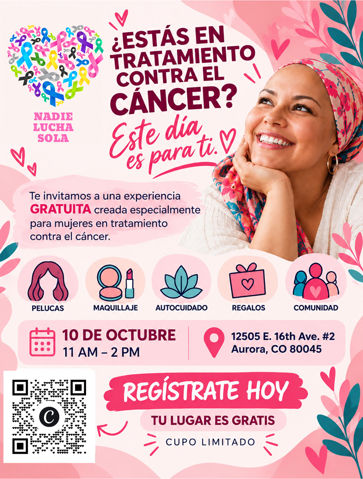 Pacientes con cáncer reciben insumos de belleza y contención emocional