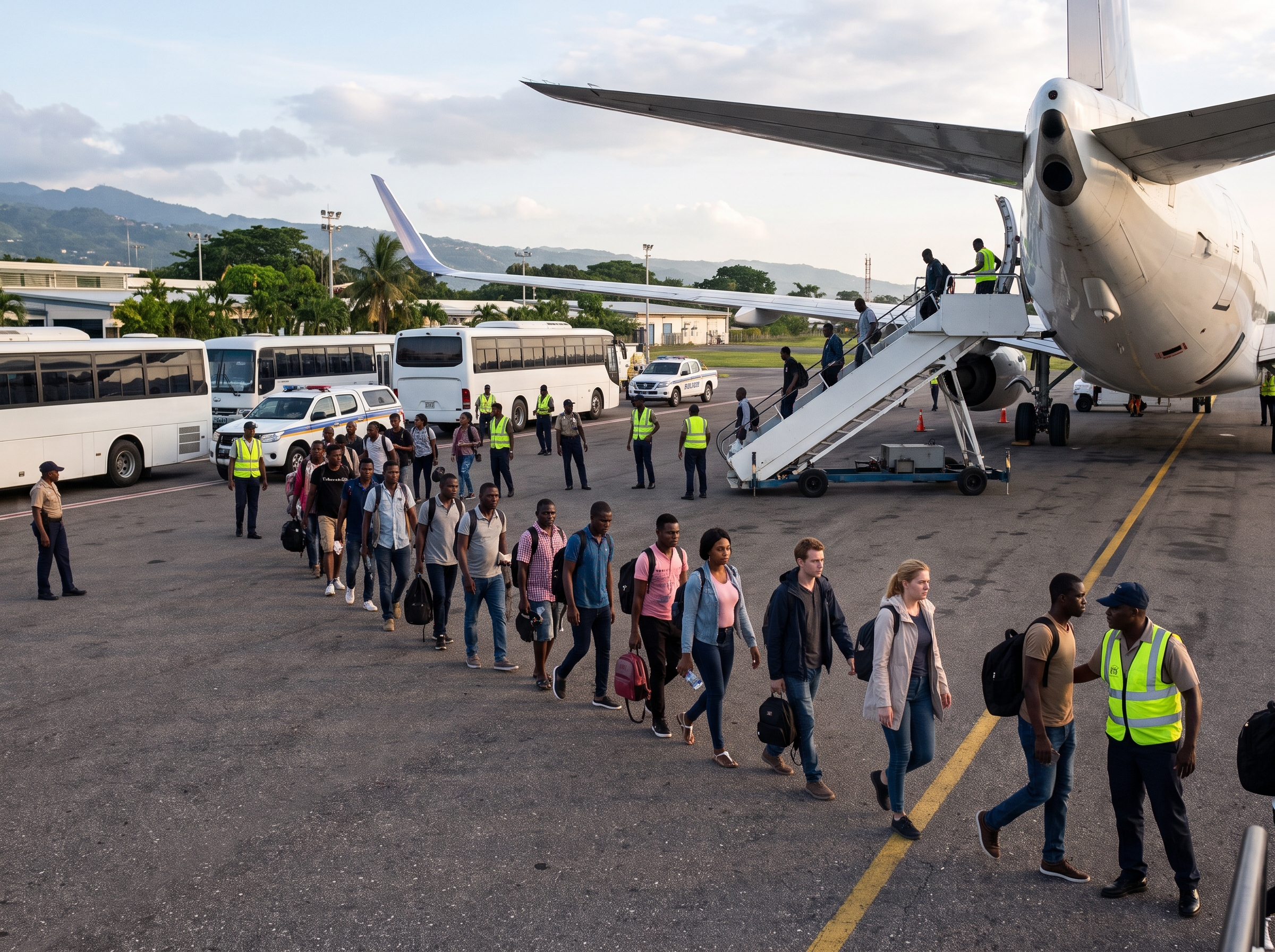 Jamaica recibe deportados de terceros países desde EEUU